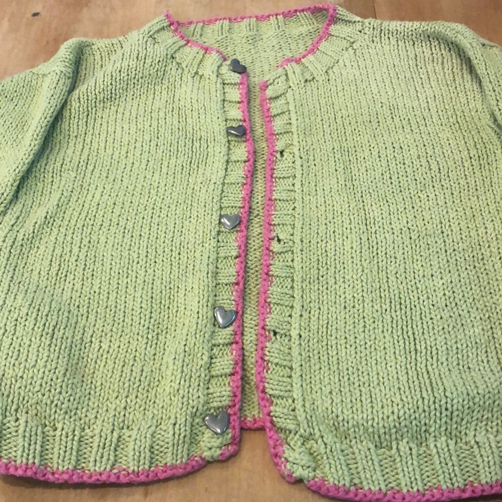 Hearthside Handworks handmade size 8 sweater